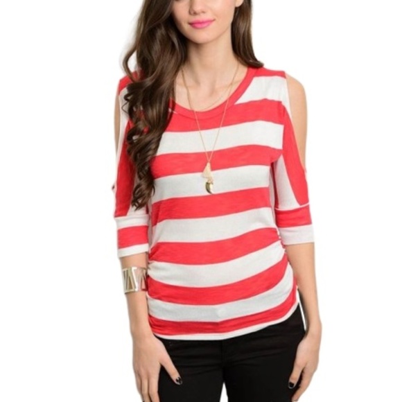 Must Have Cold Shoulder Top - Picture 1 of 5
